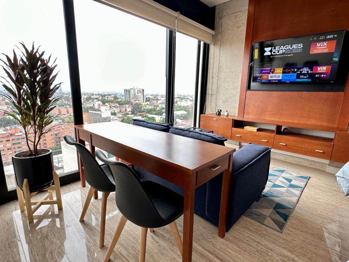 Апартаменты Loft Con Increible Vista Zona Polanco Condesa - Gym Y Business Center Мехико Экстерьер фото